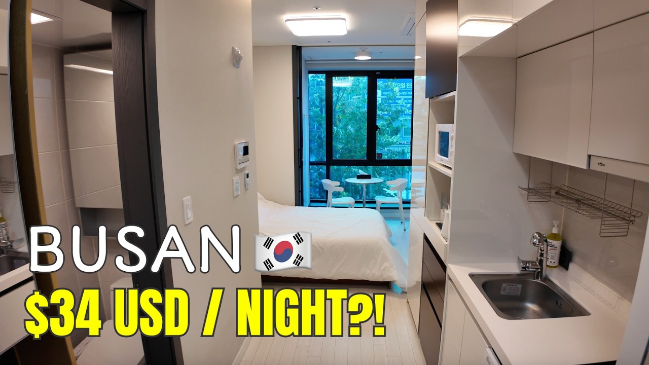 $34/Night?! The Best Budget Busan Hotel (Seomyeon) 🇰🇷 | 釜山住宿推薦：西面站超高CP值飯店開箱！有洗衣機及小廚房！