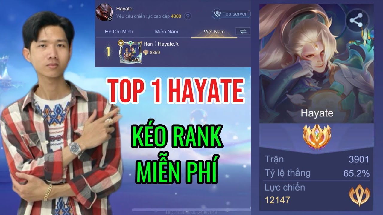 Top Hayate Live Leo Top Bxh Hayate Đầu Mùa (Ngày 4 Ca Trưa 24/01)