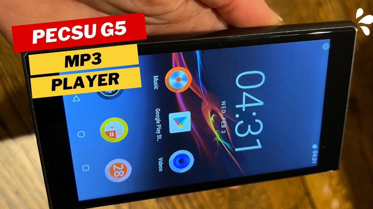 PECSU G5 MP3 Player with Bluetooth and WiFi, 5
