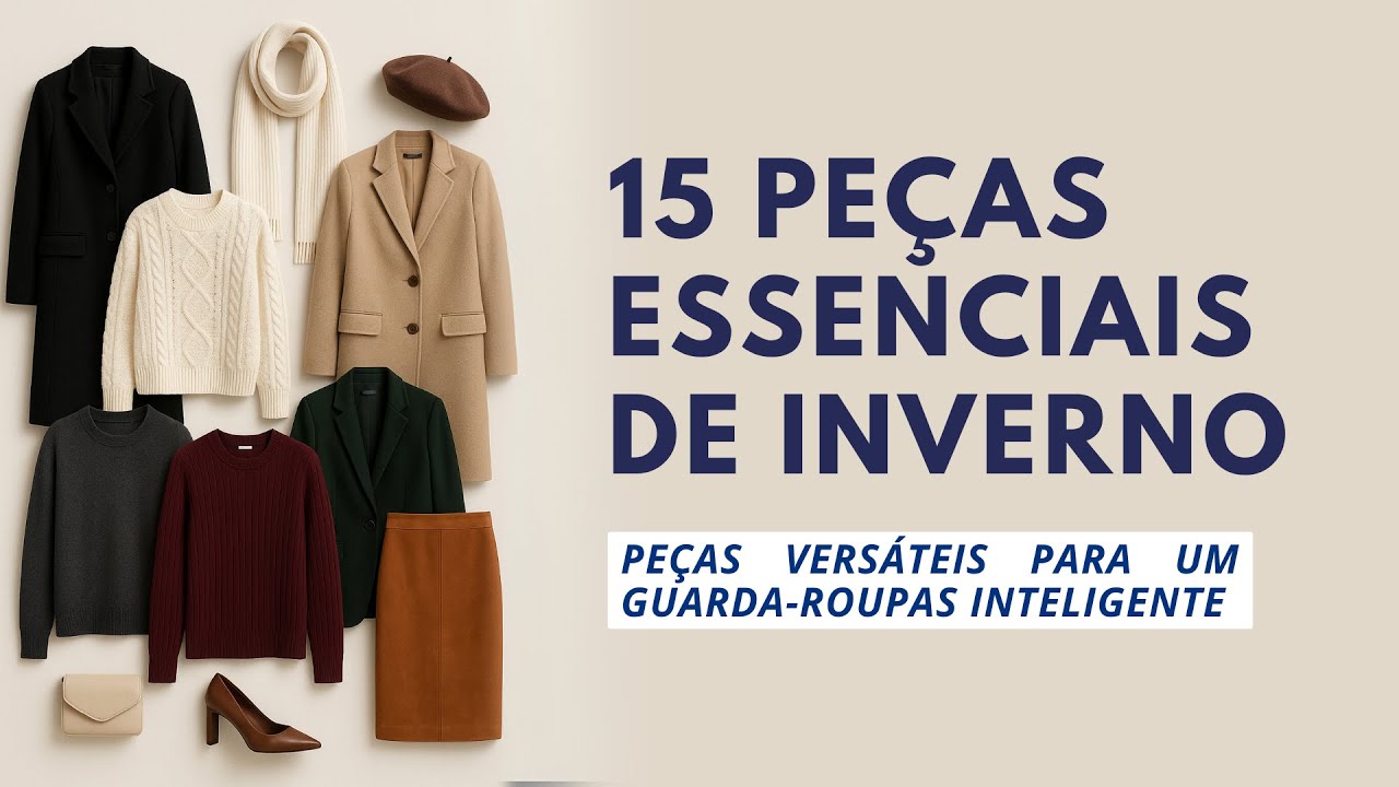 15 Peças Essenciais para um Guarda-Roupas de Inverno