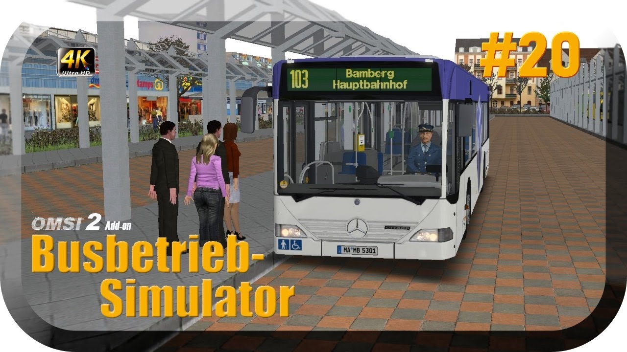 Busbetrieb Simulator ➤ Omsi 2 DLC #20 Landkreis Grüntal *PC/4K/60FPS/DE*