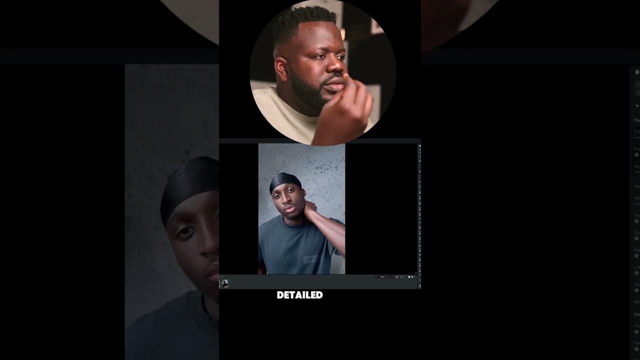 Portrait Retouching Workflow Using Lightroom & Evoto #Shorts