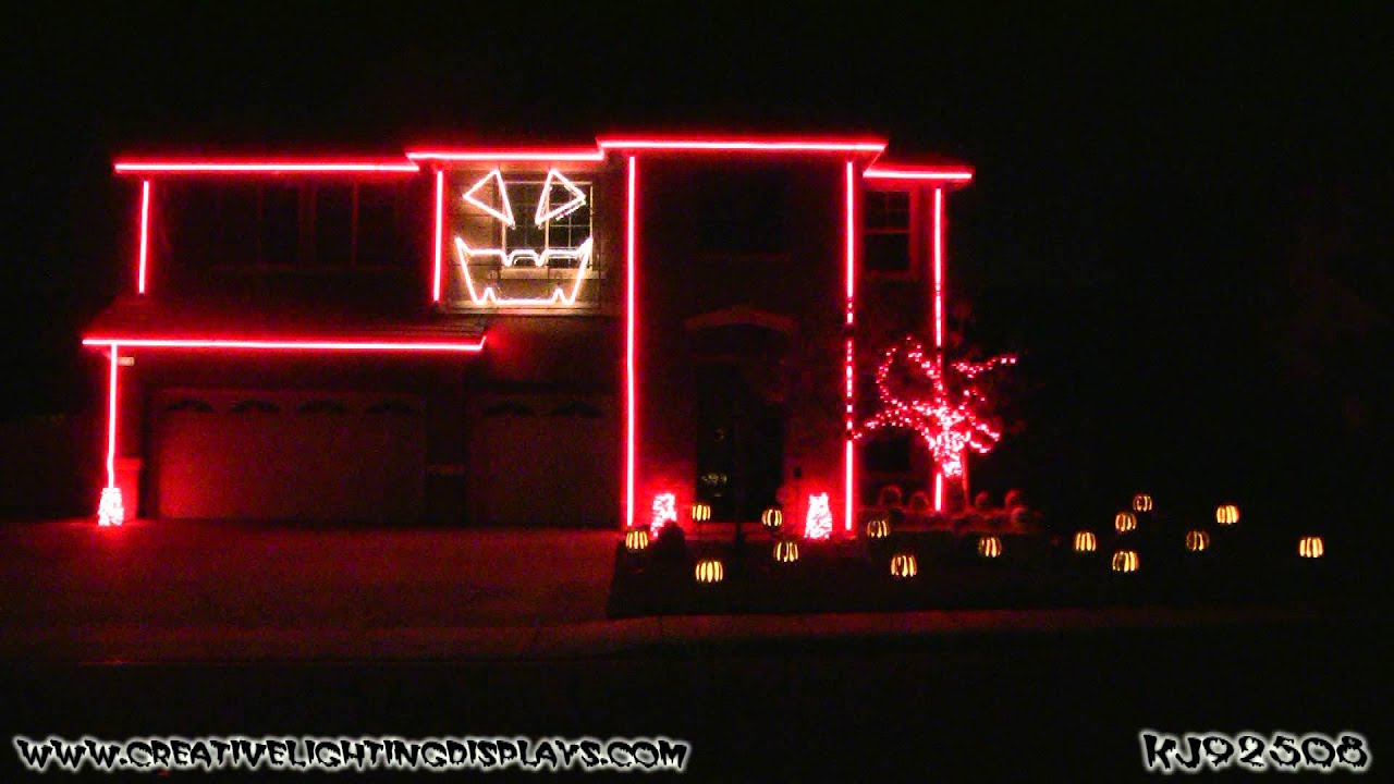 Halloween Light Show 2011 - Disney's The Haunted Mansion