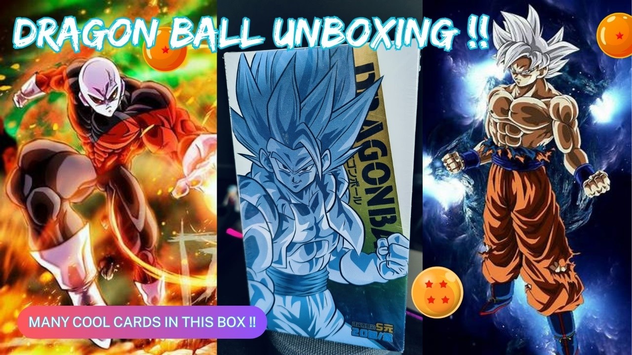 Opening Dragon Ball cards There are many cool cards in this box! Star Picture #unboxing #dragonball