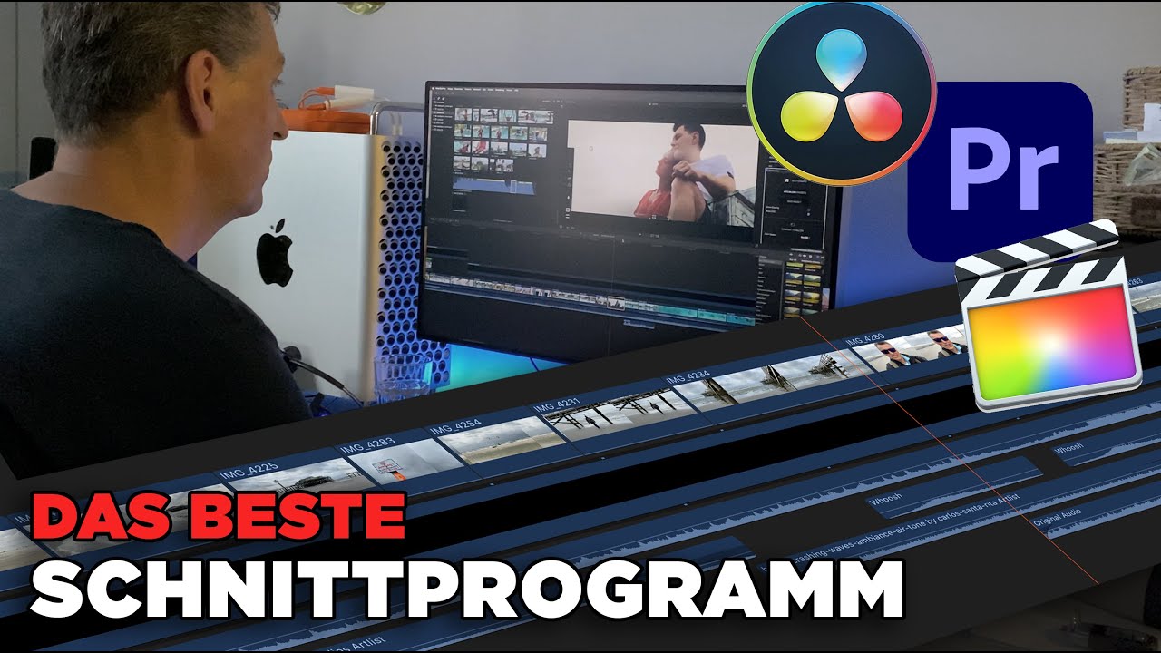 Das beste Videoschnittprogramm | Davinci Resolve vs. Adobe Premiere vs. Final Cut Pro