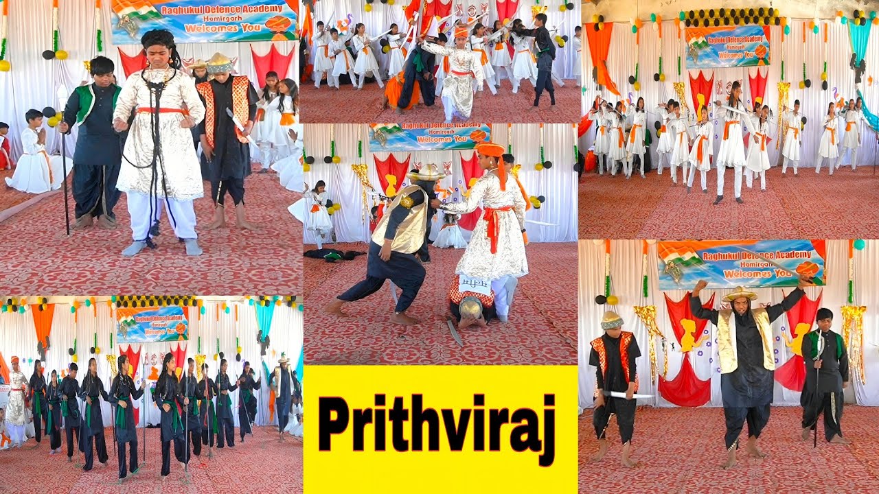 Raghukul Defence Academy Hamirgarh (Prithviraj Chauhan theme dance act)