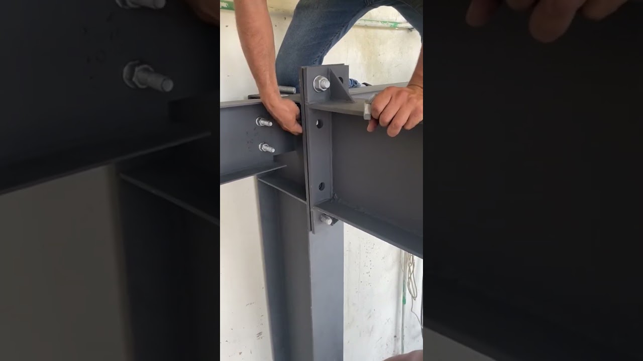 Steel beam | steel structure | H beam | steel structure beam connection work