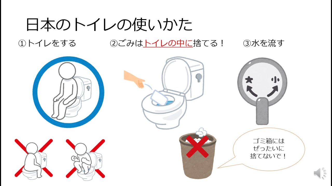 【マナー】01_日本のトイレの使い方