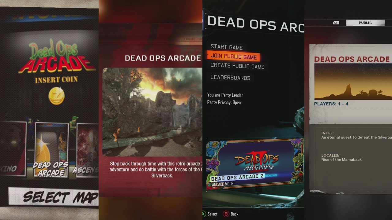 Call of Duty Zombies Dead Ops Arcade Evolution (BO1,BO3,BOCW)