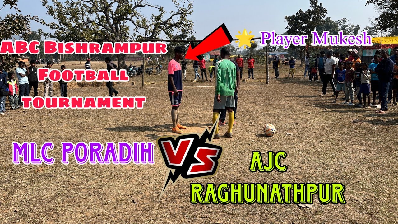 1st round penalty kick | AJC RAGHUNATHPUR 🆚 MLC PORADIH | AT- ABC Bishrampur Football tournament 