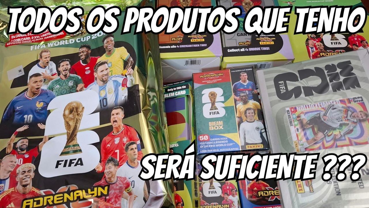 PANINI FIFA WORLD CUP 2026 ADRENALYN / MEGA TINS, PENCIL TINS, DREAM BOX, SPECIAL BOX, FAT PACK BOX
