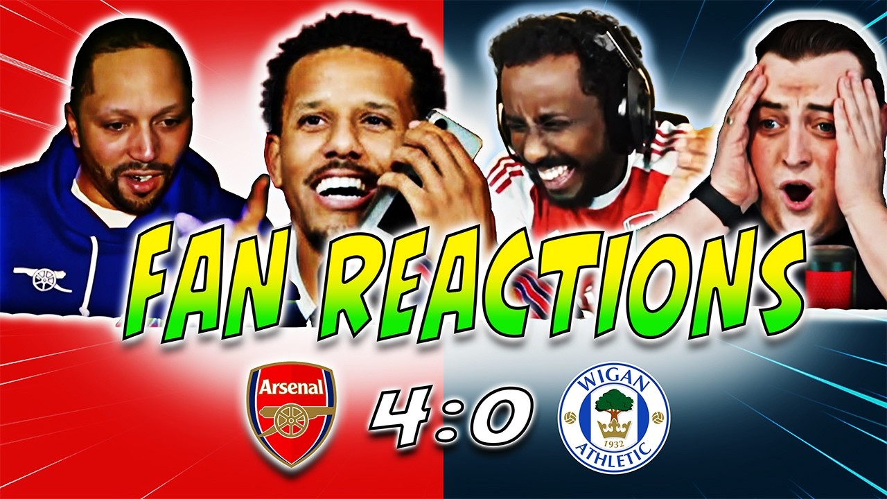 FANS REACT TO ARSENAL 4–0 WIGAN | FA CUP FAN REACTIONS