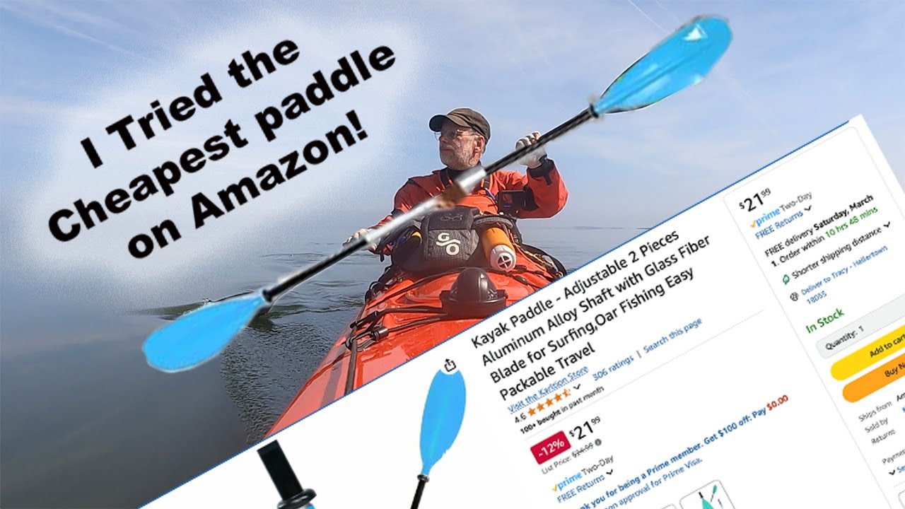 Самое дешевое весло для каяка на Amazon