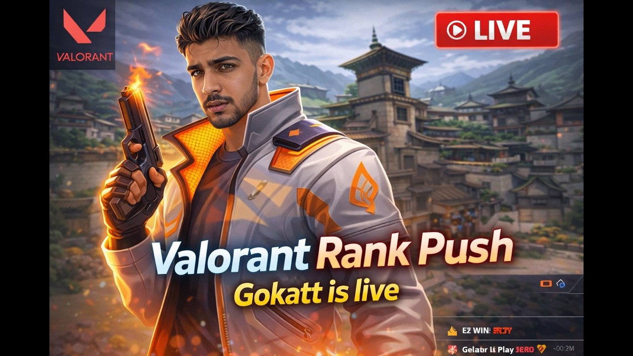 VALORANT RANK PUSH | GOKATT IS LIVE |
