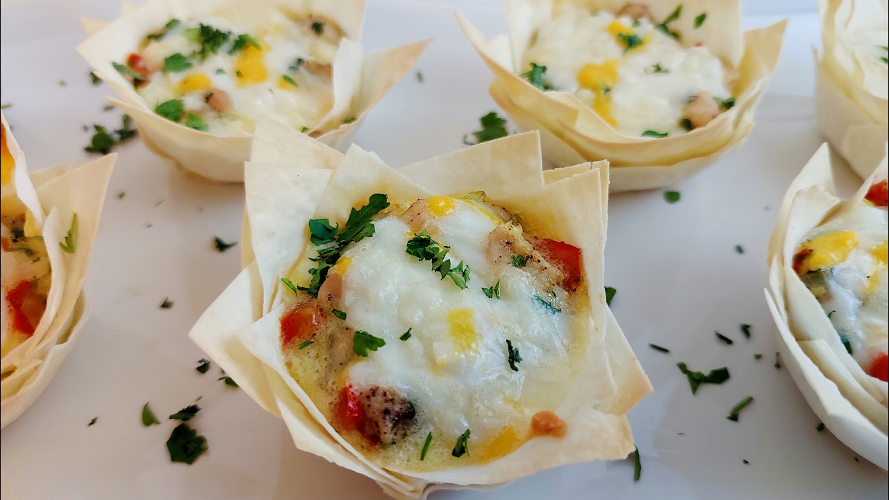 The Easiest Chicken Muffins | Cheesy & Delicious Snack