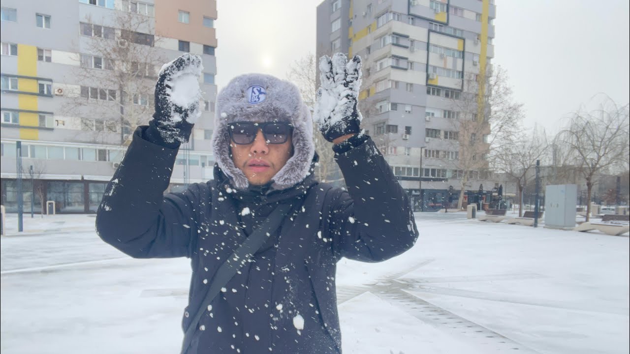 first experience snow#Episode13Romania🇷🇴