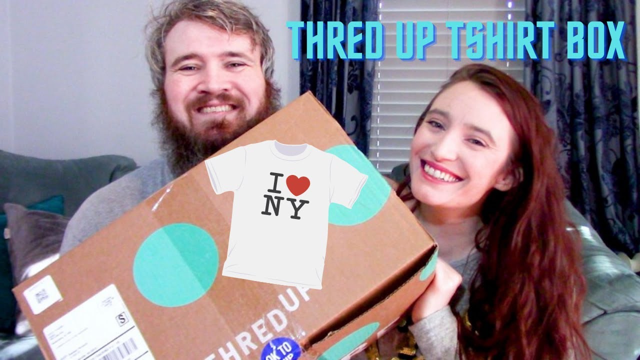 ThredUp DIY Tshirt Unboxing collab with Galaxy Finds| Who got the best box?!?