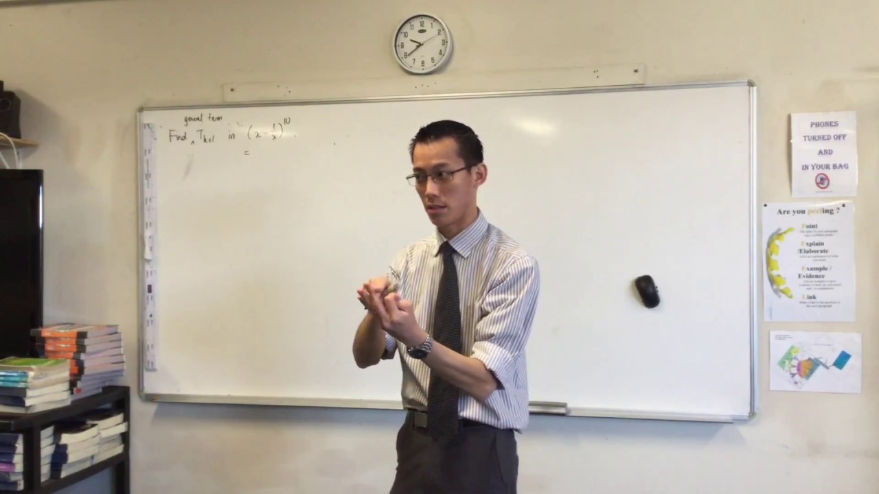 General Term in a Binomial Expansion (1 of 2: Simplifying with index laws)