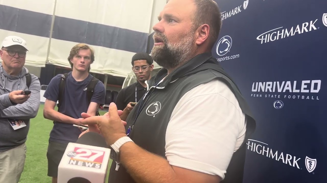 Penn State OC Andy Kotelnicki on How Khalil Dinkins is Similar to Tyler Warren 8/19/25 | NSN