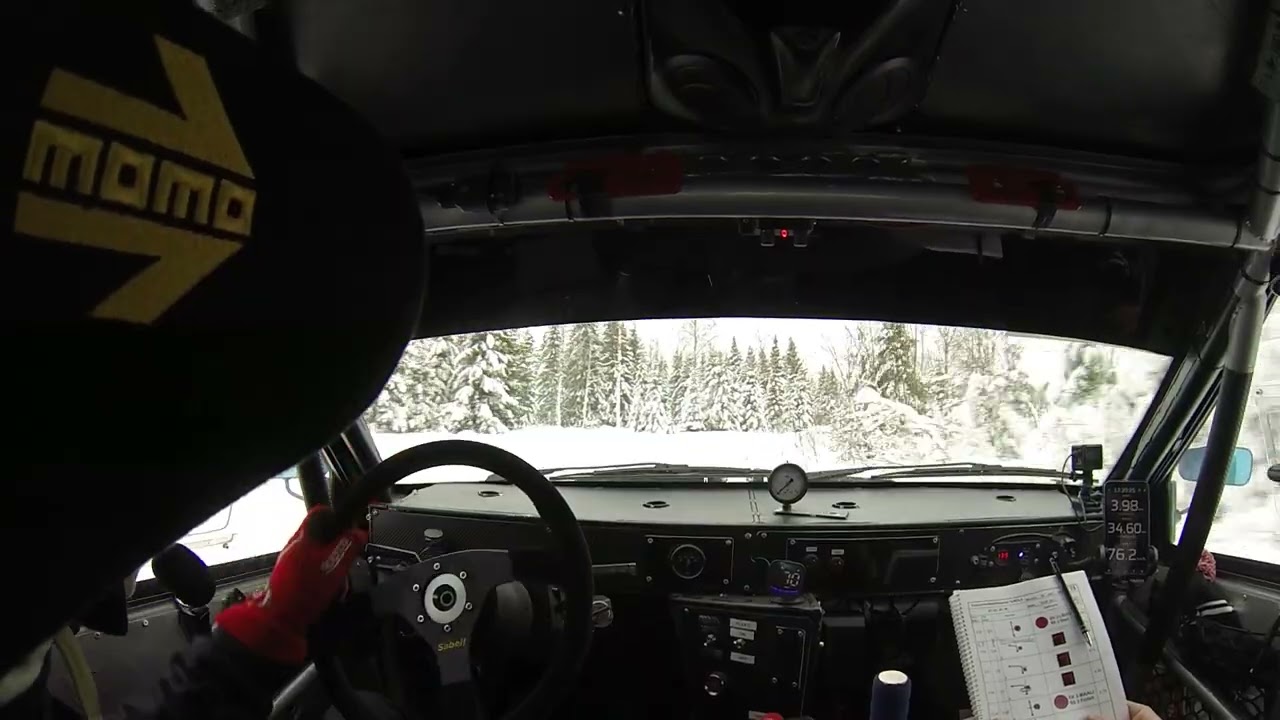 Kemi Ralli 2026 EK3 Volvo 740 keskeytys