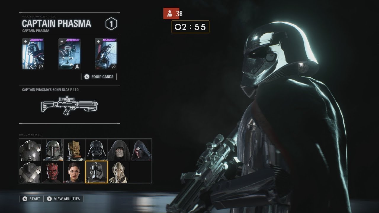 Star Wars Battlefront 2 - Captain Phasma Gameplay [1080p 60FPS HD]