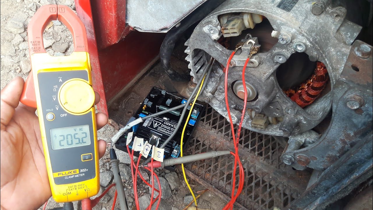 AVR Replace | HONDA 4.5 KW | Not Working Original AVR | avr replace single phase genarator | (avr)