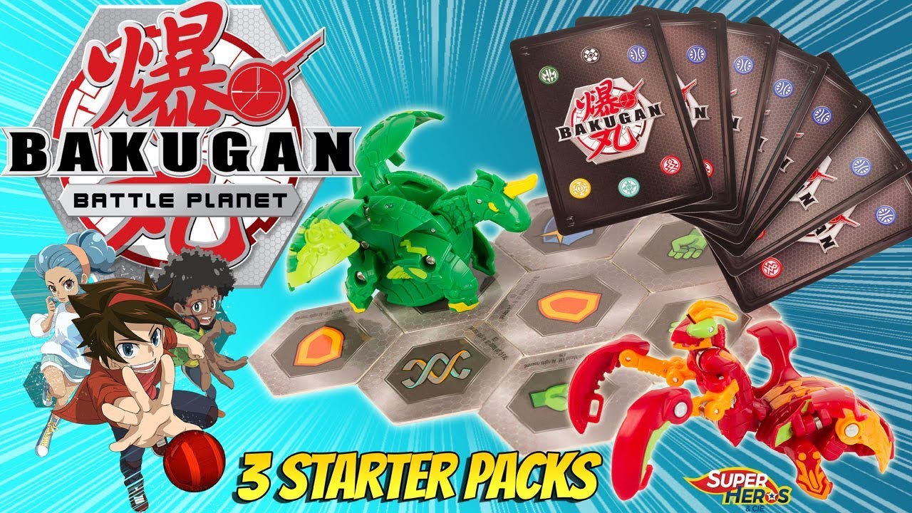 Bakugan Battle Planet J'ouvre 3 Starter Packs Comment Jouer Battle Brawlers Jeu Spin Master Gulli