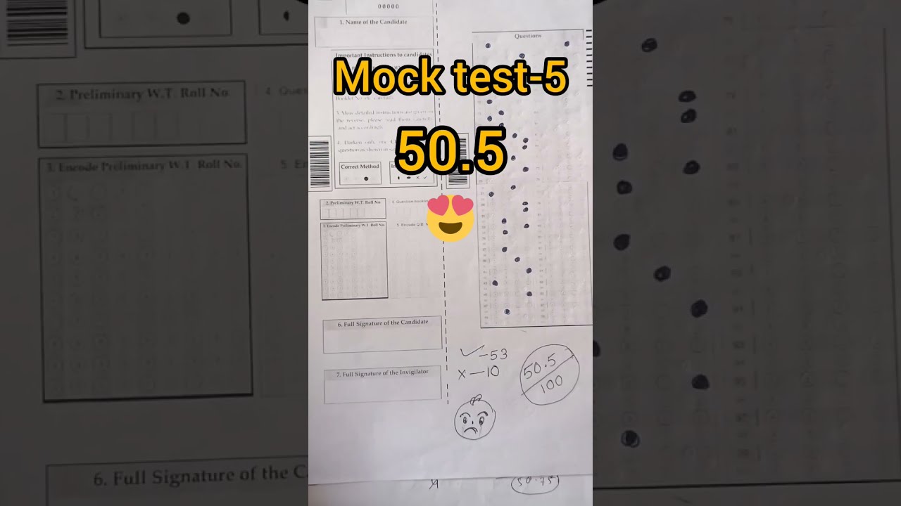 ll👮&zwj;♀️ My Kolkata Police 10 Mock Tests 😱Honest review #kolkatapolice #2023status #studymotivation