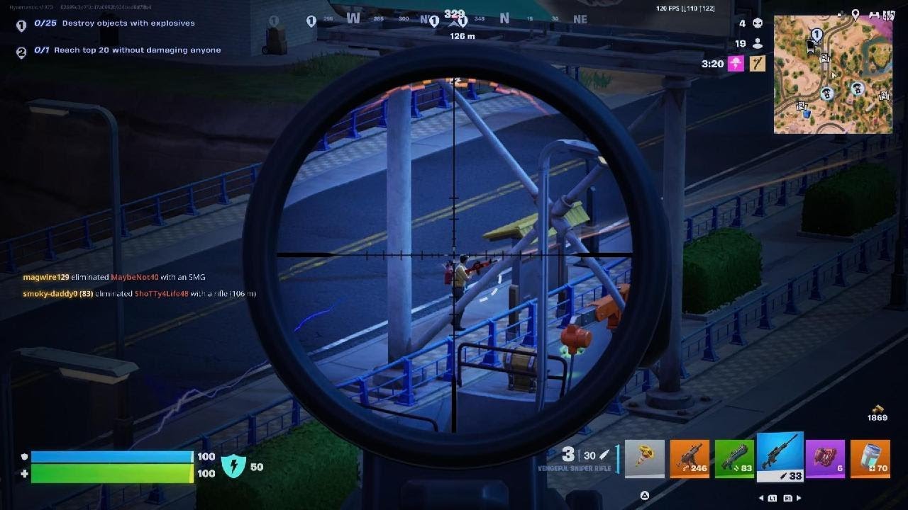 Fortnite. Using vehicle to gain a advantage win.