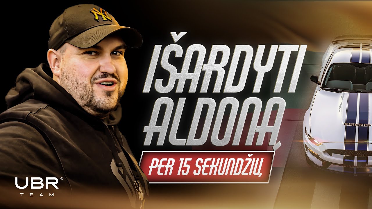 I&scaron;ardyti Aldoną per 15 sekundžių! #r8per365 (28 serija)