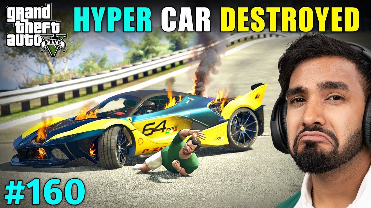 FERRARI RACECAR DESTROYED AGAIN | GTA 5 GAMEPLAY #160 
