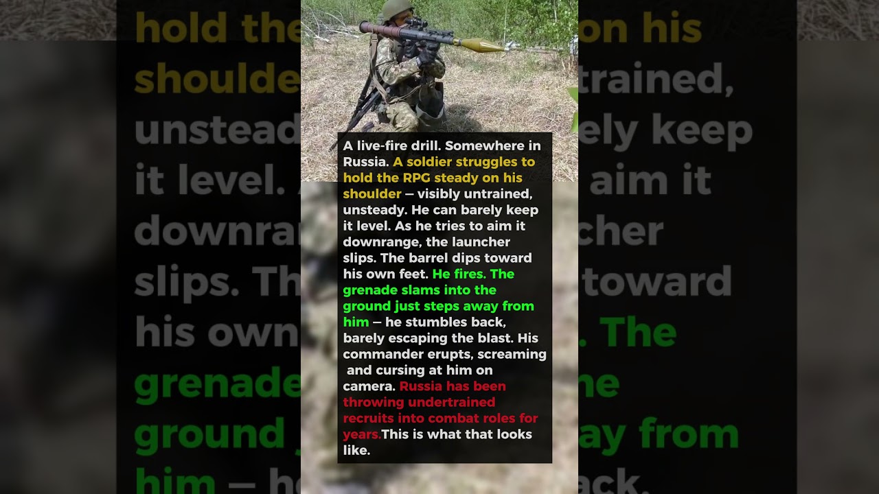 Russian Soldier Nearly Kills Himself With His Own RPG |WW2