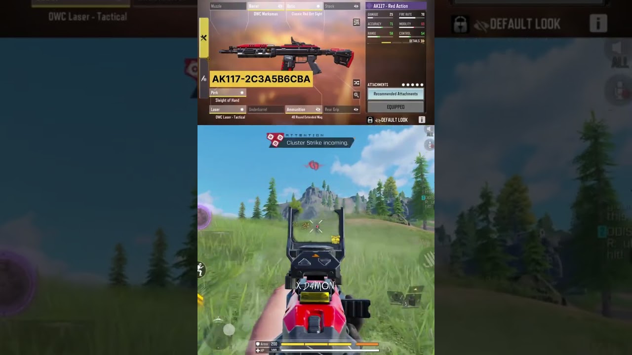 Best Ak117 gunsmith for call of duty mobile #callofdutymobile #codm #codmobile