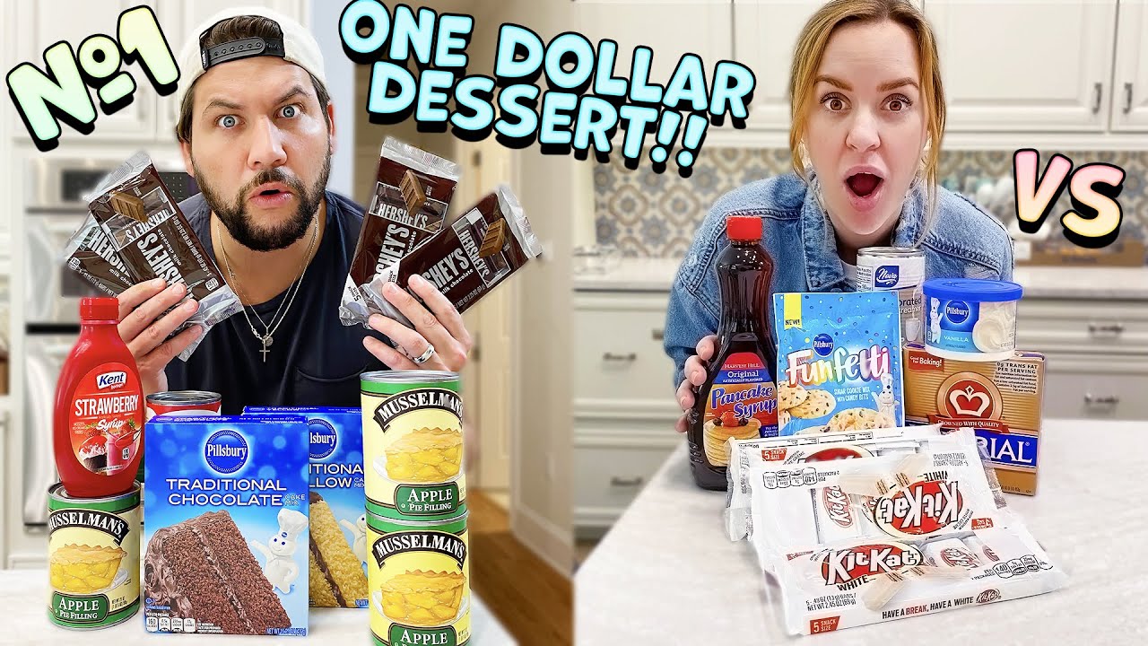 ONE DOLLAR DESSERT CHALLENGE!!