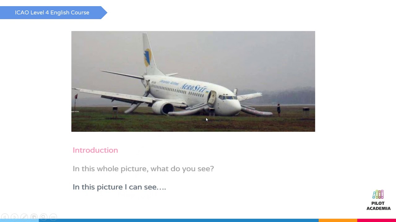 Describing Picture Technique - ICAO Level 4 English Course