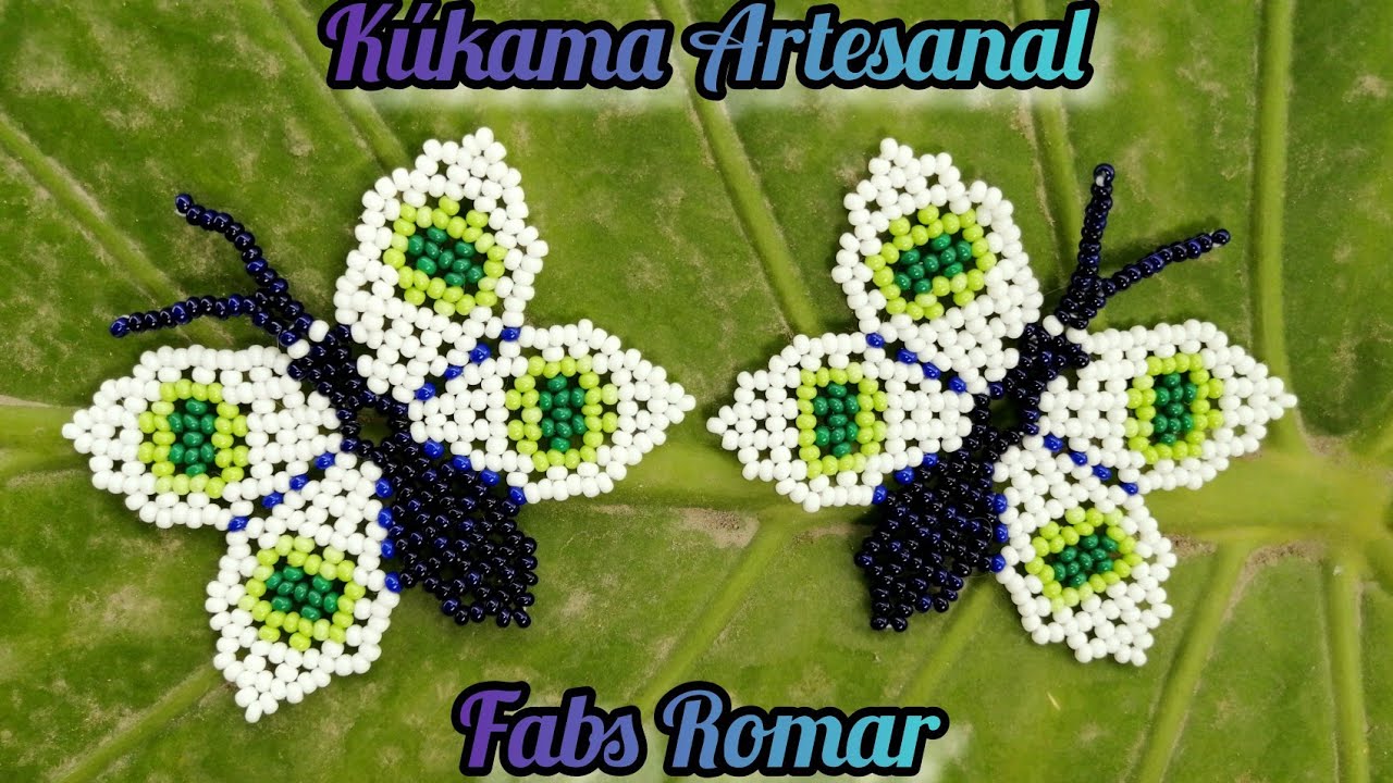 mariposas de chaquira  🦋🦋🦋 (mariposas mediana para collar)