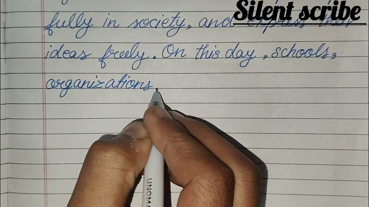 World Braille day 4 january #juniorclass  #Braille #handwriting #students #essay #english 