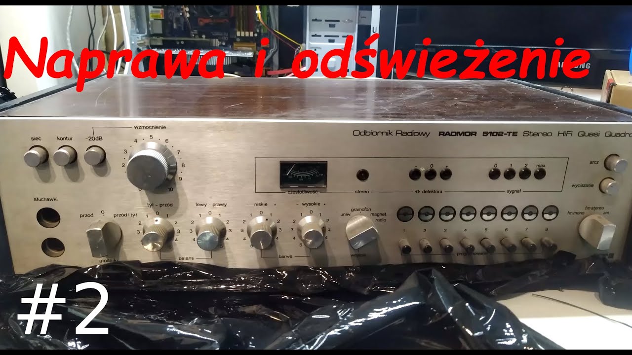 Drugi radmor, naprawa toru FM i czyszczenie - Serwis radmora 5102 TE cz.2