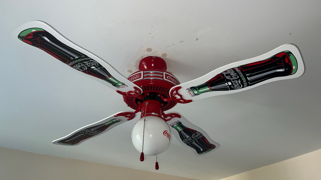 Lightstyles by Sportscast Coca Cola Ceiling Fan