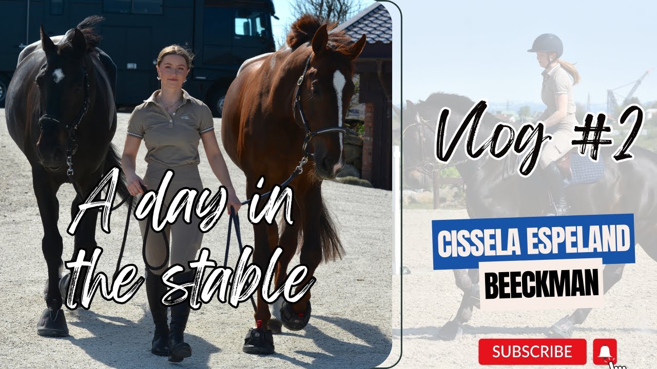 A day in the stable w/ Cissela Espeland Beeckman. Vlog #2