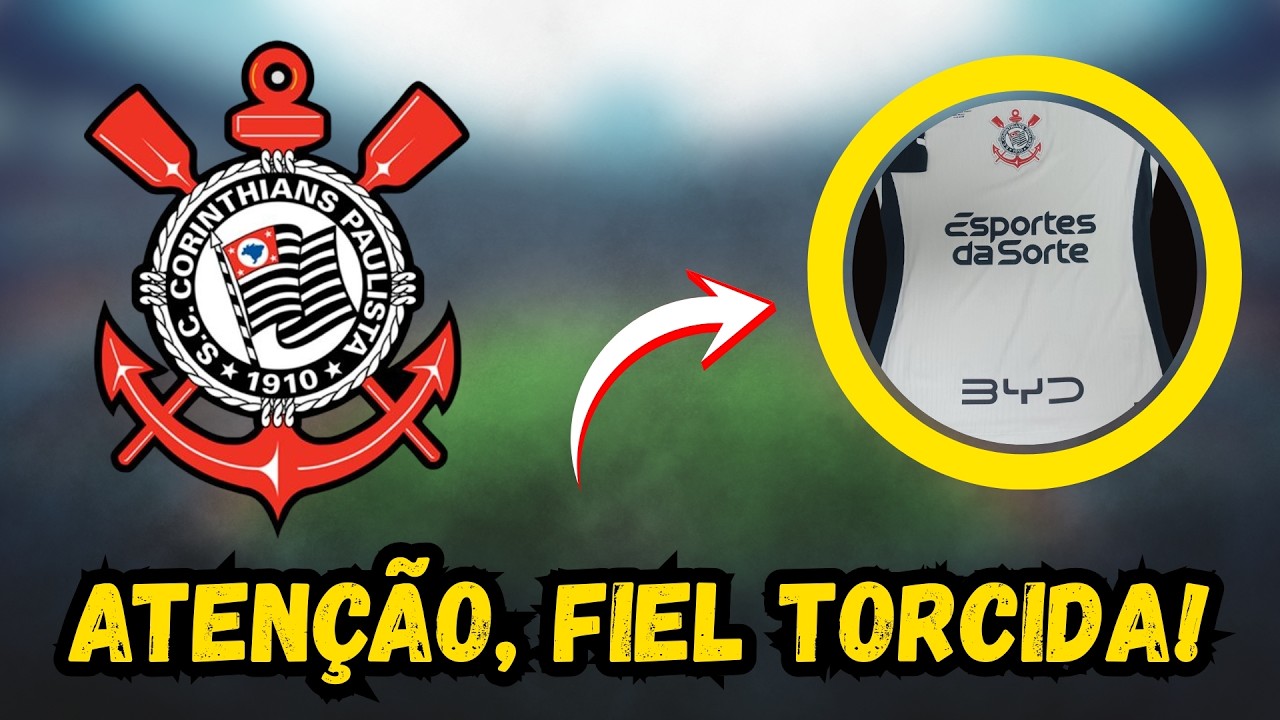 BOMBA DO DIA: A DECISÃO SOBRE O NOVO PATROCÍNIO QUE VAI MUDAR O ANO DO CORINTHIANS!