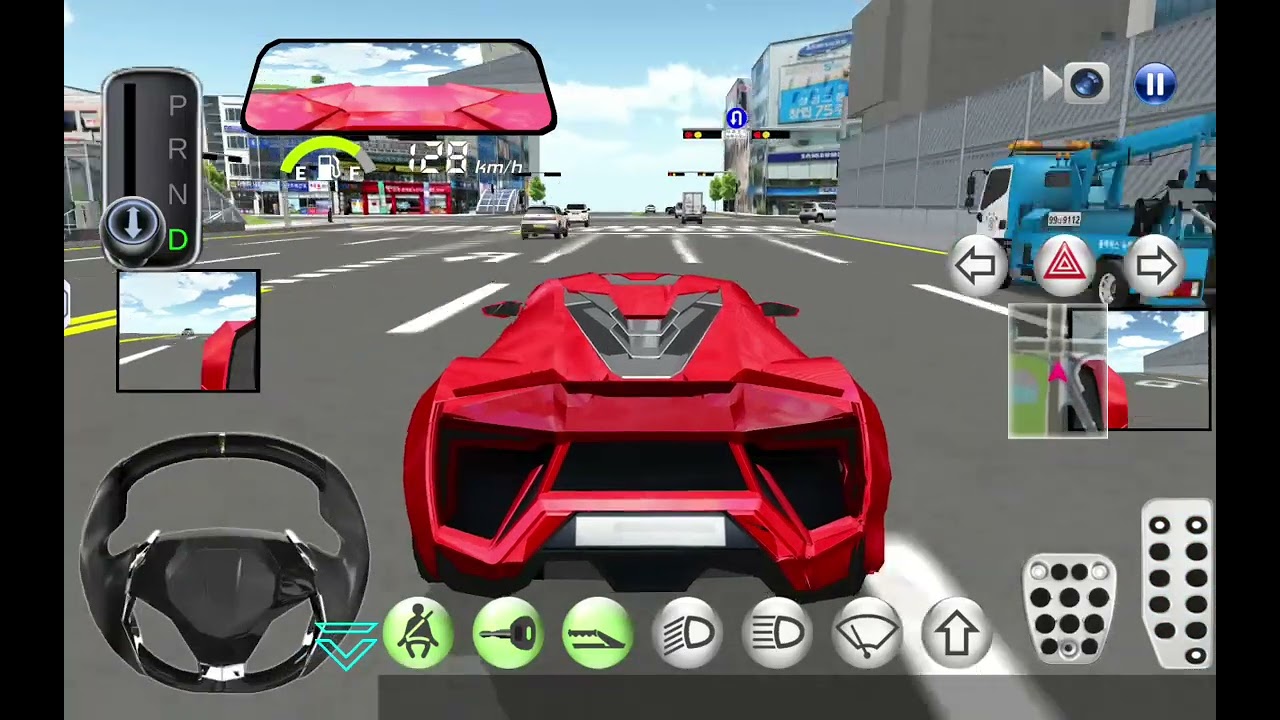 New Red Bgati G76 For Parking - 3d Driving Class android game || Car Game #gameplay #cargame