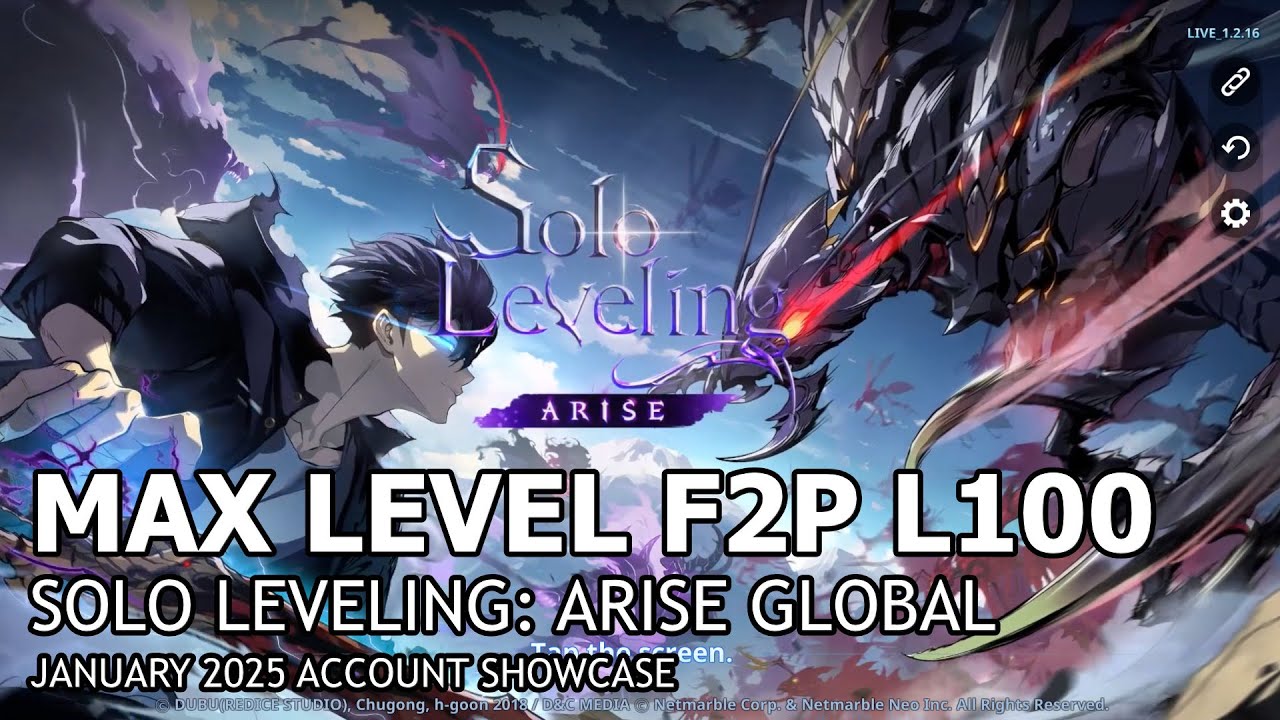 [Solo Leveling:Arise Global F2P] Max Level Lvl 100 (~8 Month) F2P Account Progress Showcase
