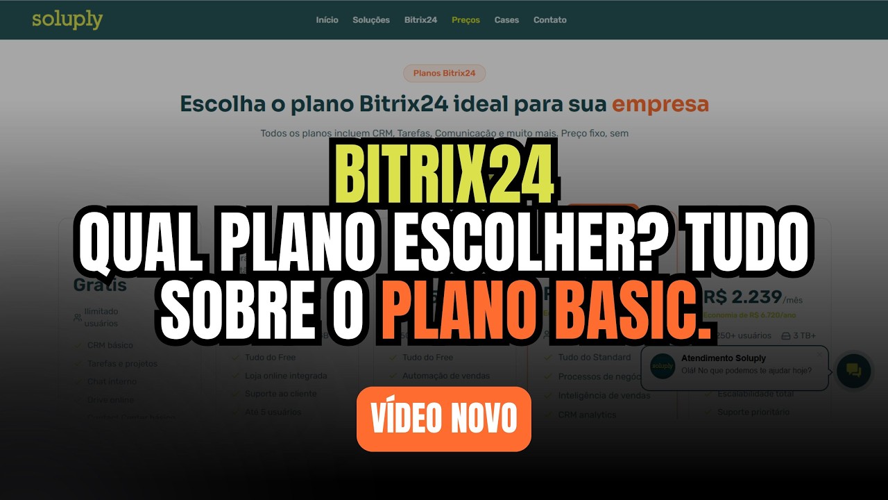 COMO SABER QUAL MELHOR LICENÇA DO BITRIX24 ESCOLHER? | PLANO BASIC | SOLUPLY