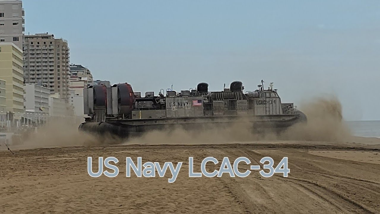 US Navy LCAC-34 at Virginia Beach