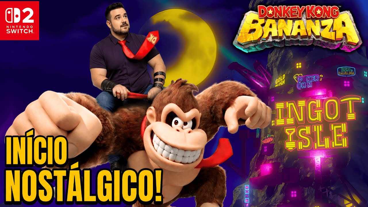 A NOVA ERA DO DK! 🦍 Donkey Kong Bananza no SWITCH 2 (Gameplay 4K 60FPS) - #01