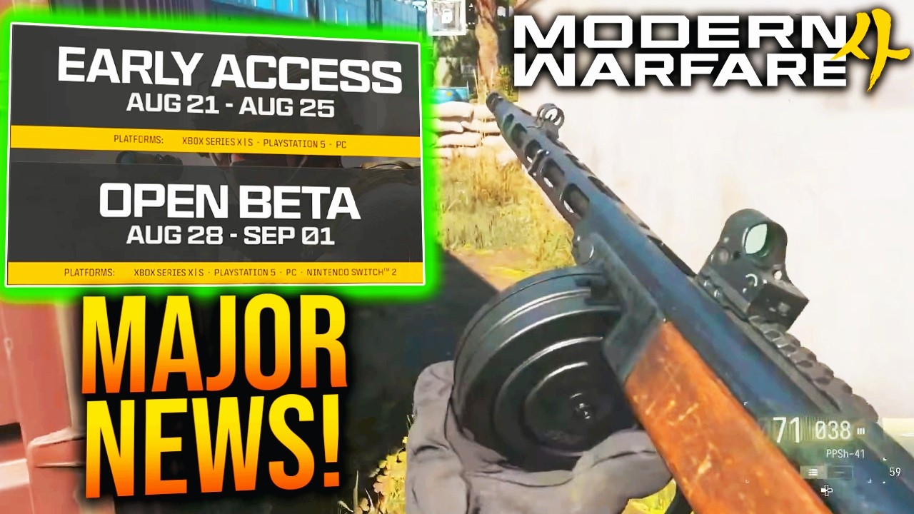 ДАТЫ БЕТА-ТЕСТИРОВАНИЯ MODERN WARFARE 4 ПОДТВЕРЖДЕНЫ, ВПЕРЕДИ ГРОМКИЕ АНОНСЫ И НЕ ТОЛЬКО!
