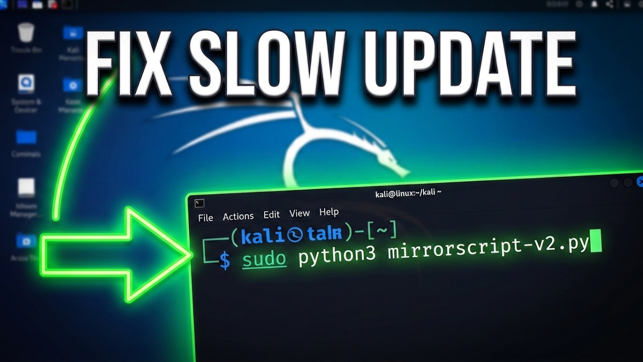 How to Fix Slow Update in Kali Linux | Speed up Kali Linux Update | Fix Slow apt-get in Kali Linux