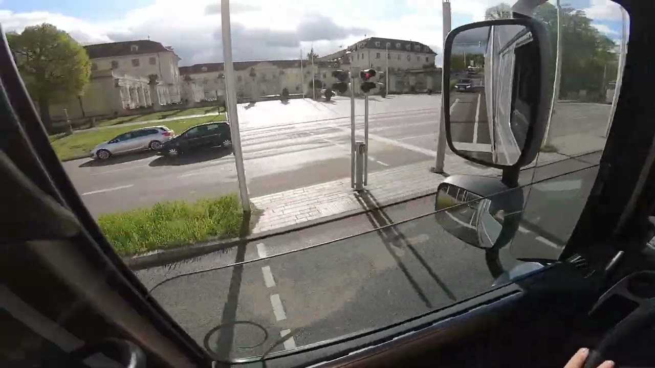 Ludwigsburg POV truck driving