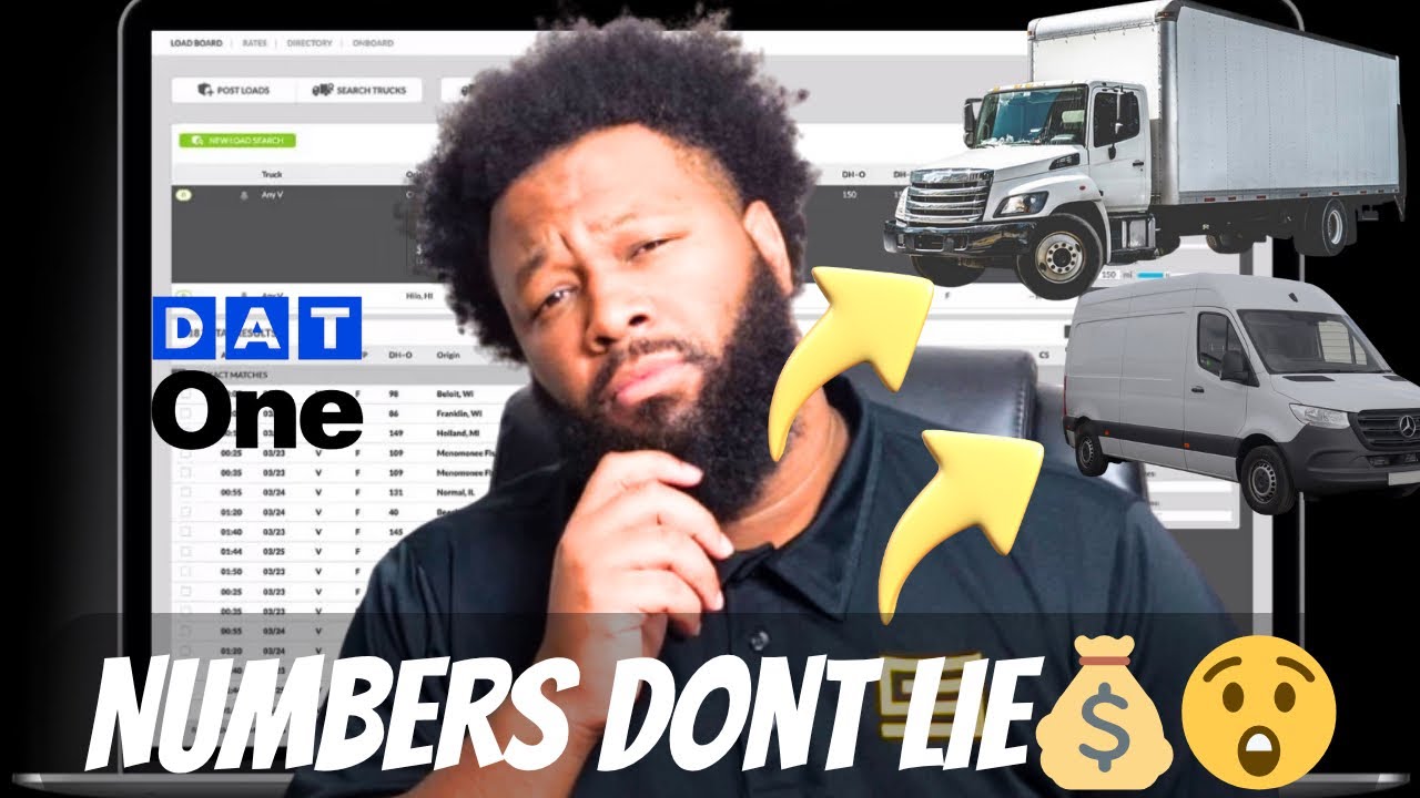 Box Truck + Sprinter Van Rates Are Up⁉️😲 How To Book Profitable Loads on DAT ONE 👀